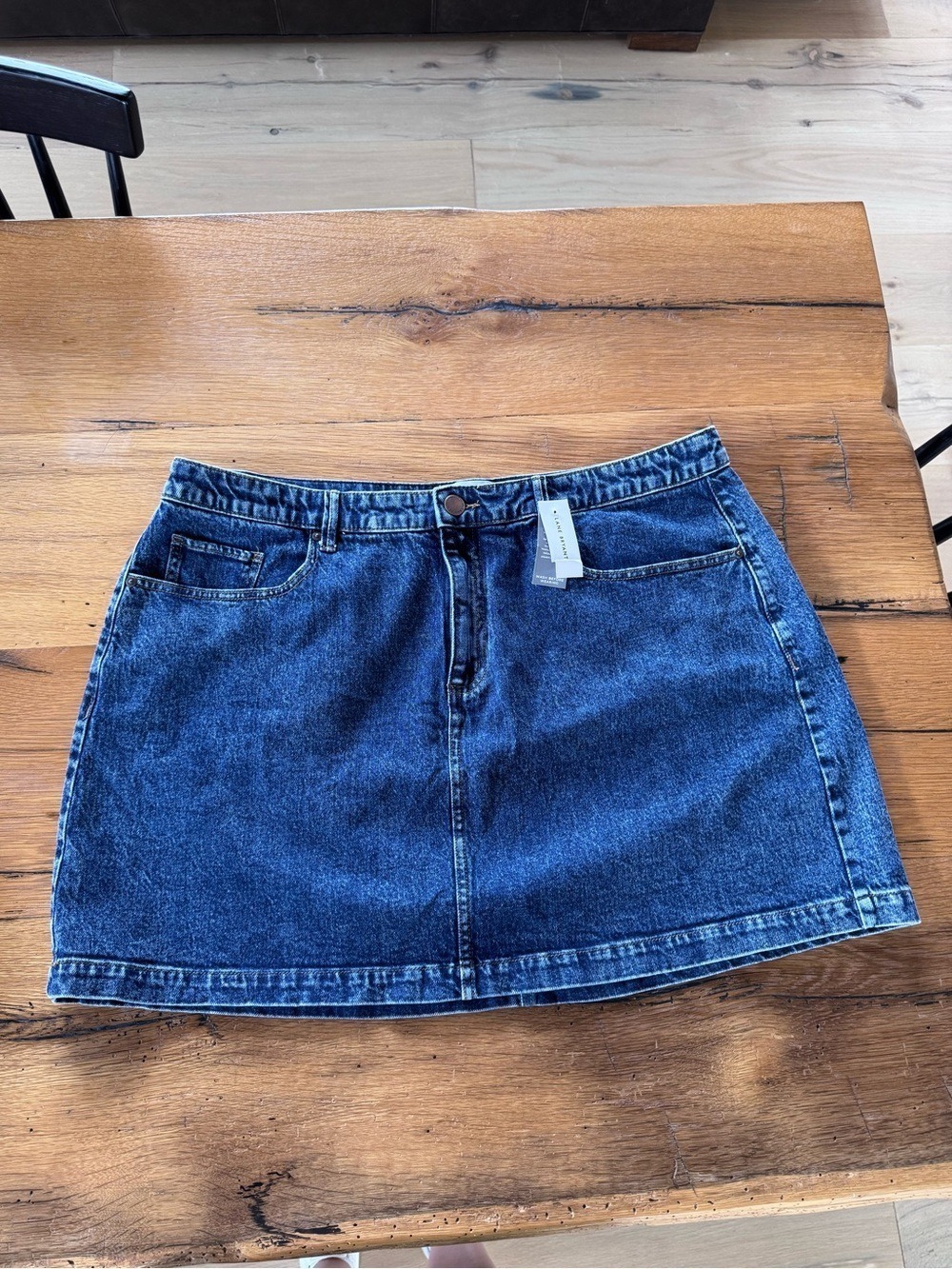 Lane Bryant Denim Mini Skirt Size 20 NWT